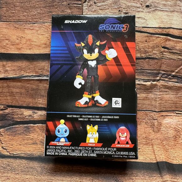 Sonic The Hedgehog 3 Movie SHADOW 2.5" Action Figure Jakks Pacific NEW - Picture 2 of 6